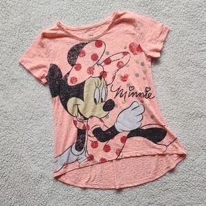 Girls Disney Minnie Mouse Short Sleeve Tee
